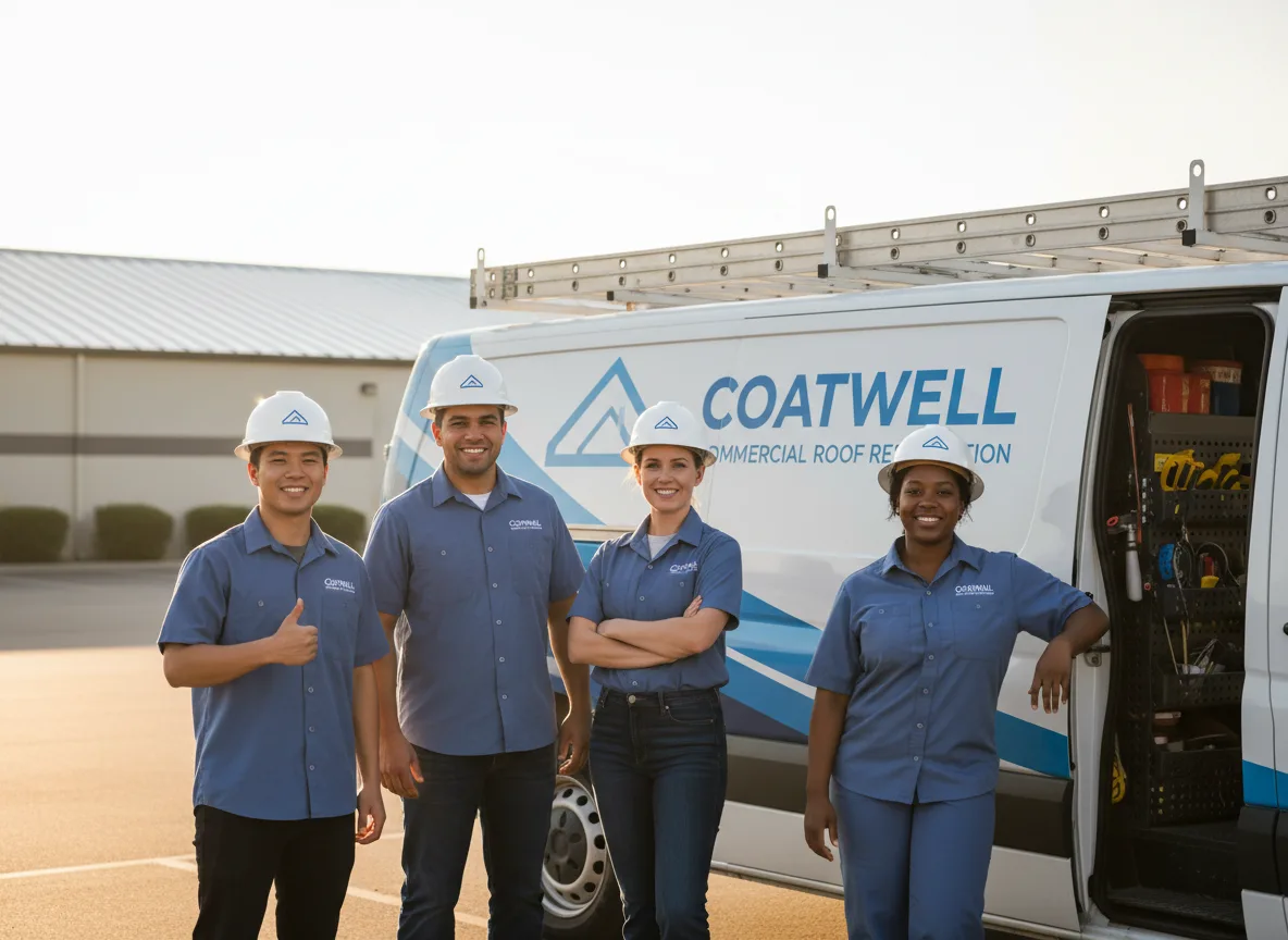 Commercial roof coating company in New Point, IN