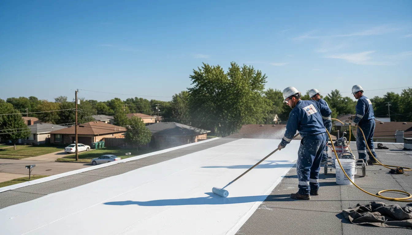 Commercial roof coating in New Point, IN near me